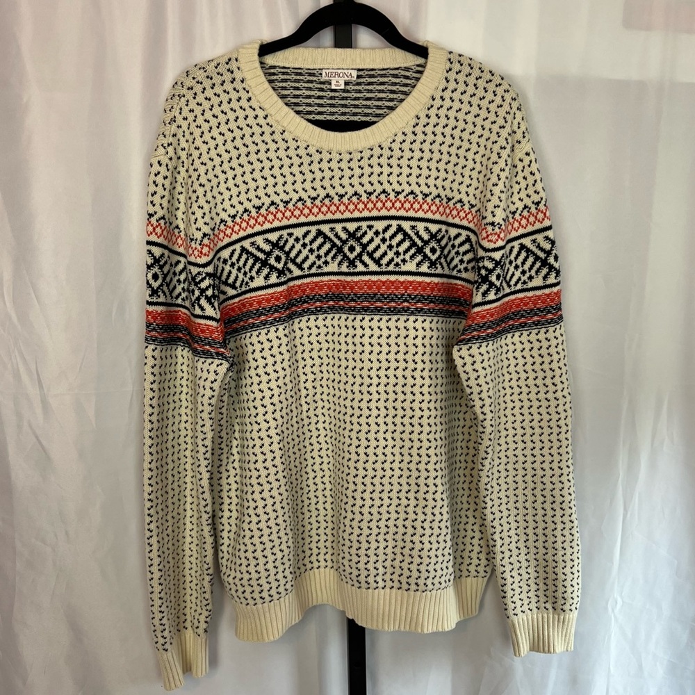 Merona Men's Patterned Sweater, size XL